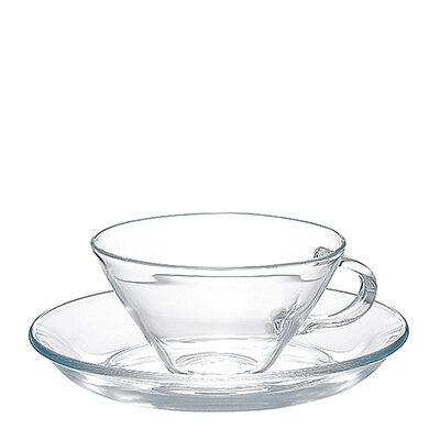 Heatproof Cup & Saucer Wide
