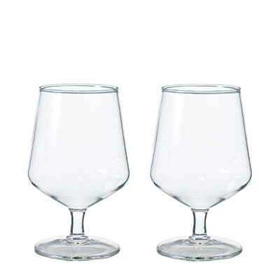 Heat Proof Glass Beer Goblet<br>2pc Set 
