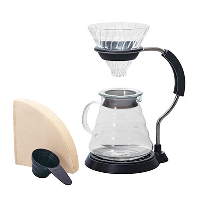 V60 Arm Stand Glass Dripper Set