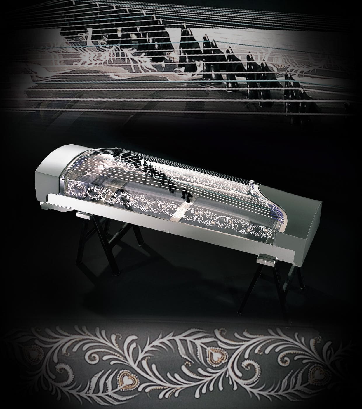 Glass Koto (Japanese harp)